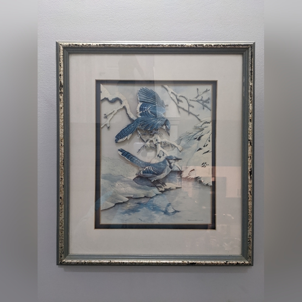 Basil Ede Blue Jays In Winter 3D print